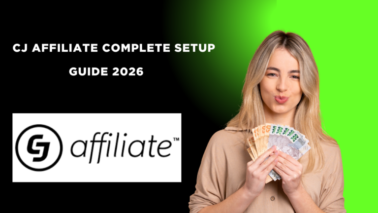 CJ Affiliate Complete Setup Guide Tutorial 2026